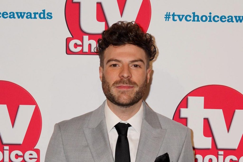 Jordan North at the TV Choice awards